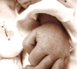 Plíseň nehtů na rukou u kojence